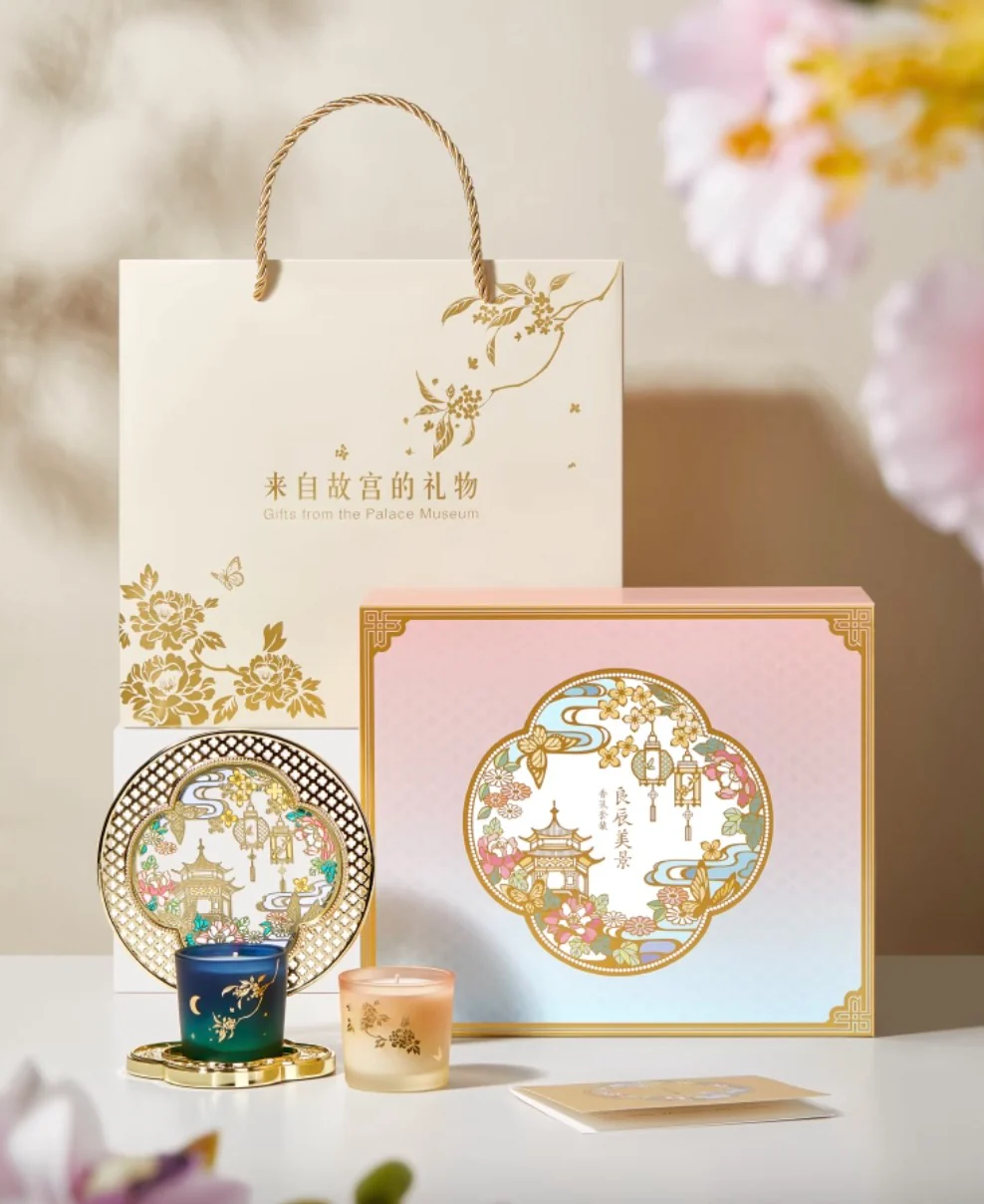 Moonlit Garden & Blossoming Pavilion Candle Gift Set - Image 2