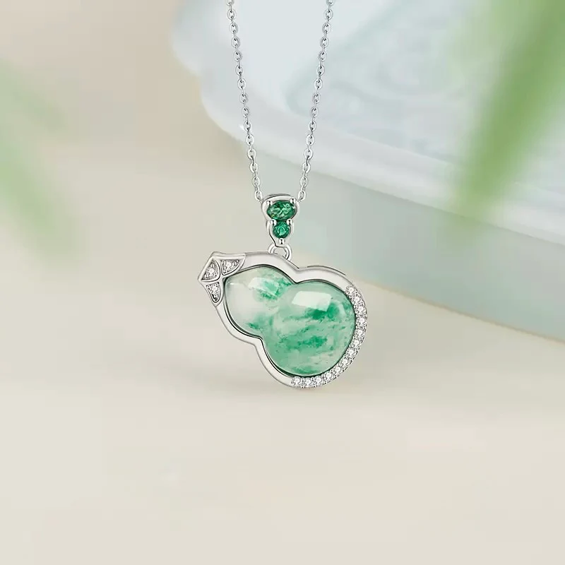 Mountain Mist African Jade Fortune Gourd Earrings - Image 7