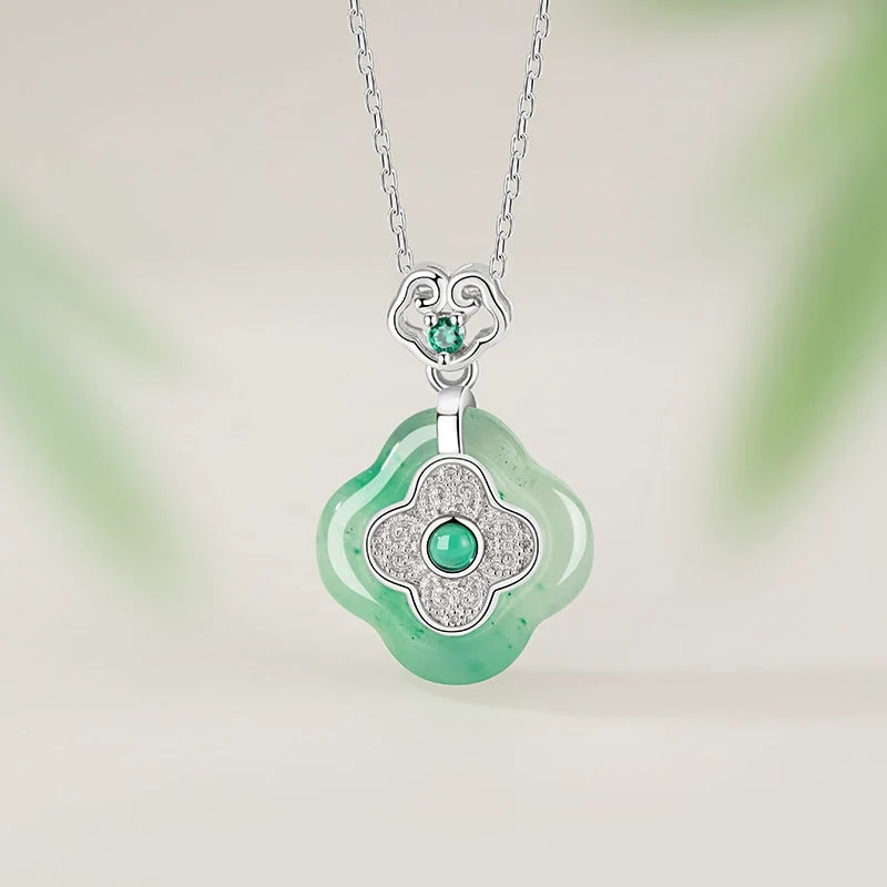 Mountain Mist African Jade Lucky Clover Jewellery Set - Image 5
