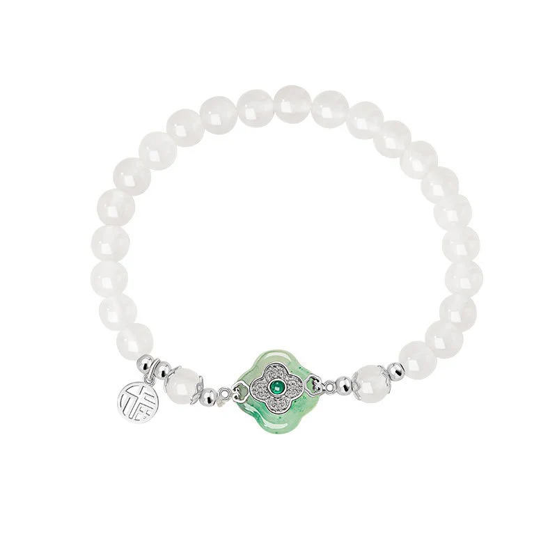 Mountain Mist African Jade Lucky Clover Jewellery Set - Image 10