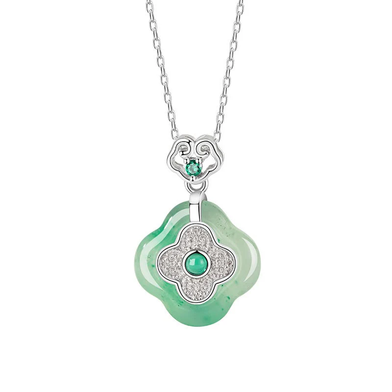 Mountain Mist African Jade Lucky Clover Jewellery Set - Image 11