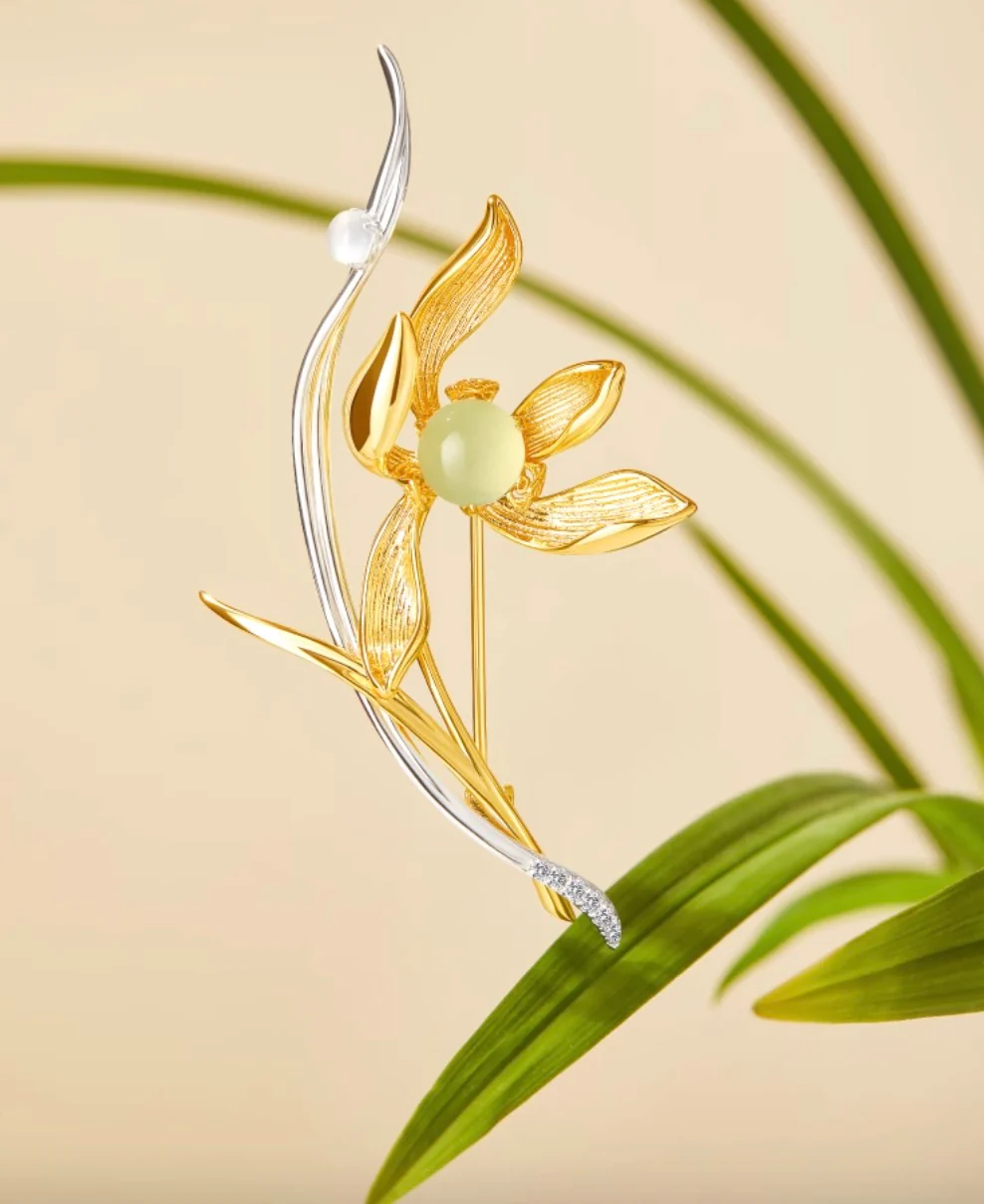 Orchid Elegance Brooch Gift Set - Image 5