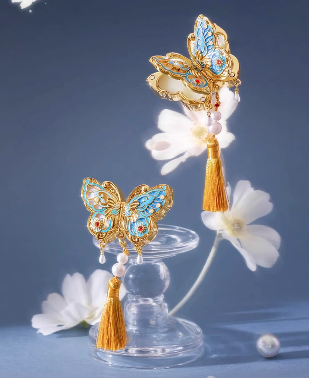 Palace Blossom Butterfly Solid Perfume Gift Set - Image 2