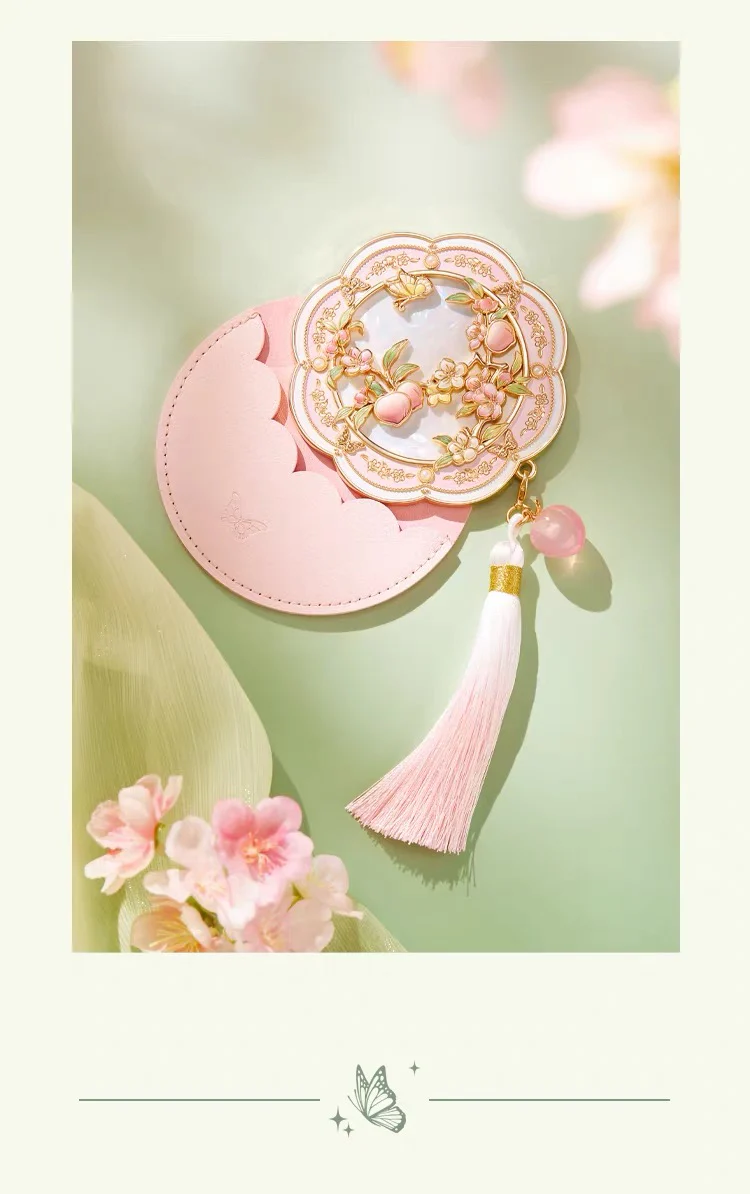 Peach and Plum in Bloom Mirror - Image 11
