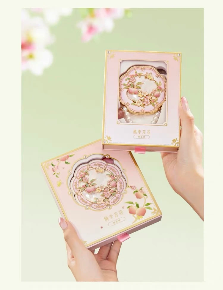 Peach and Plum in Bloom Mirror - Image 12