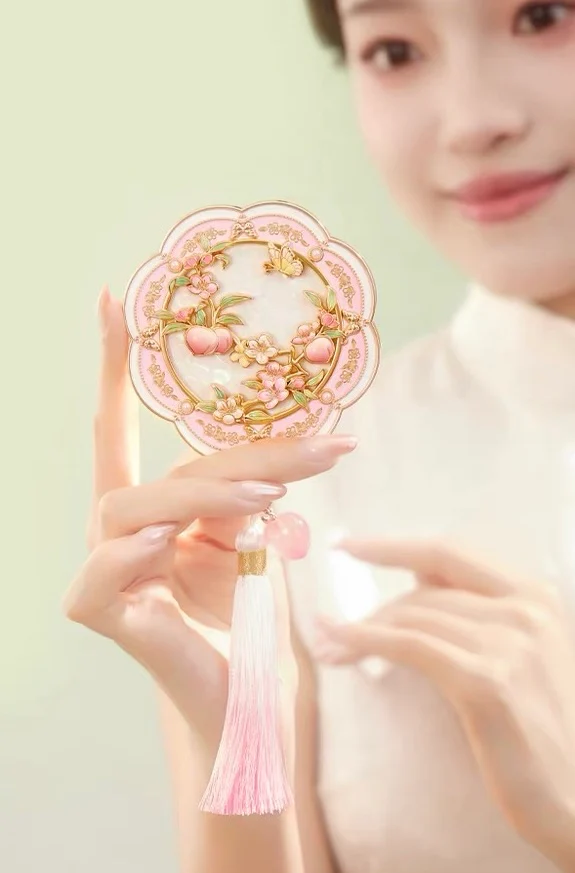 Peach and Plum in Bloom Mirror - Image 17