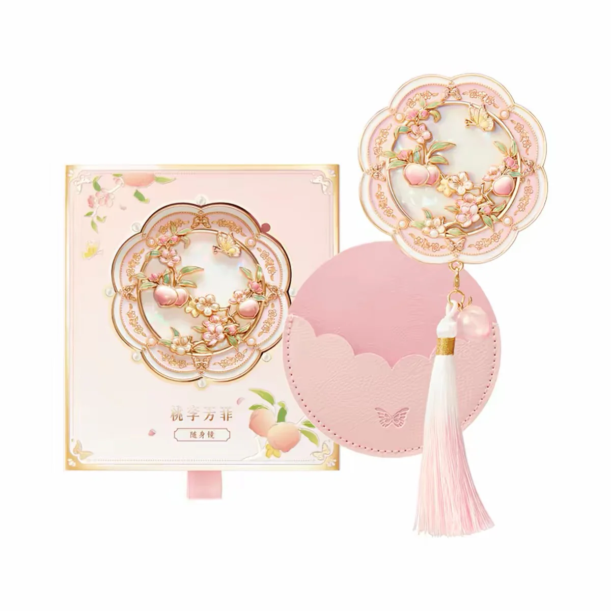 Peach and Plum in Bloom Mirror - Image 19