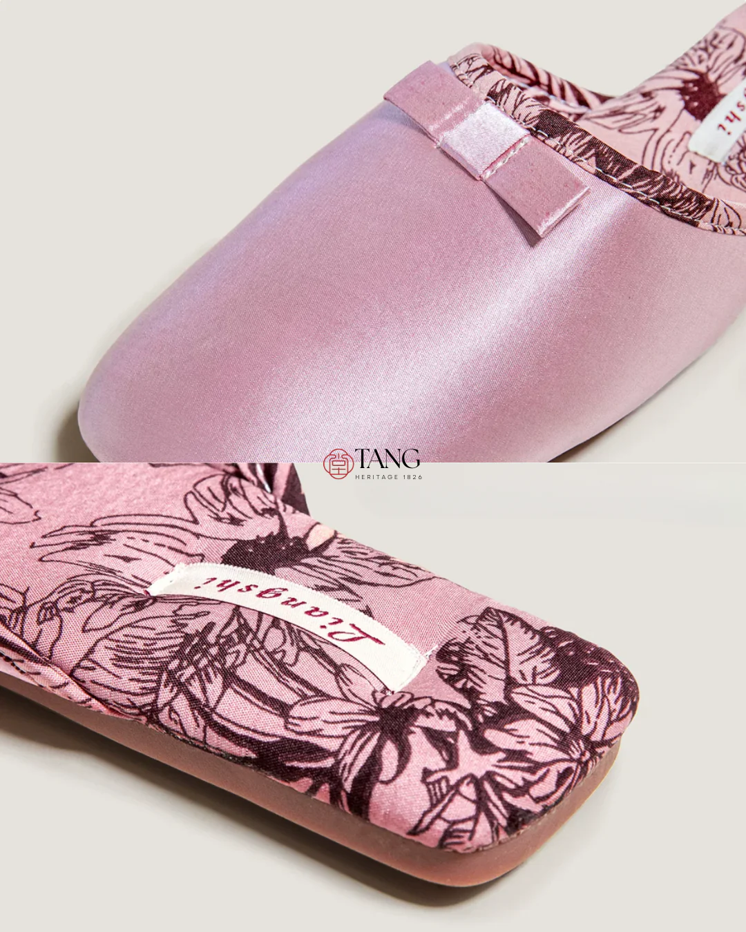 Peony Garden Satin Women Silk Indoor Slippers - Image 10