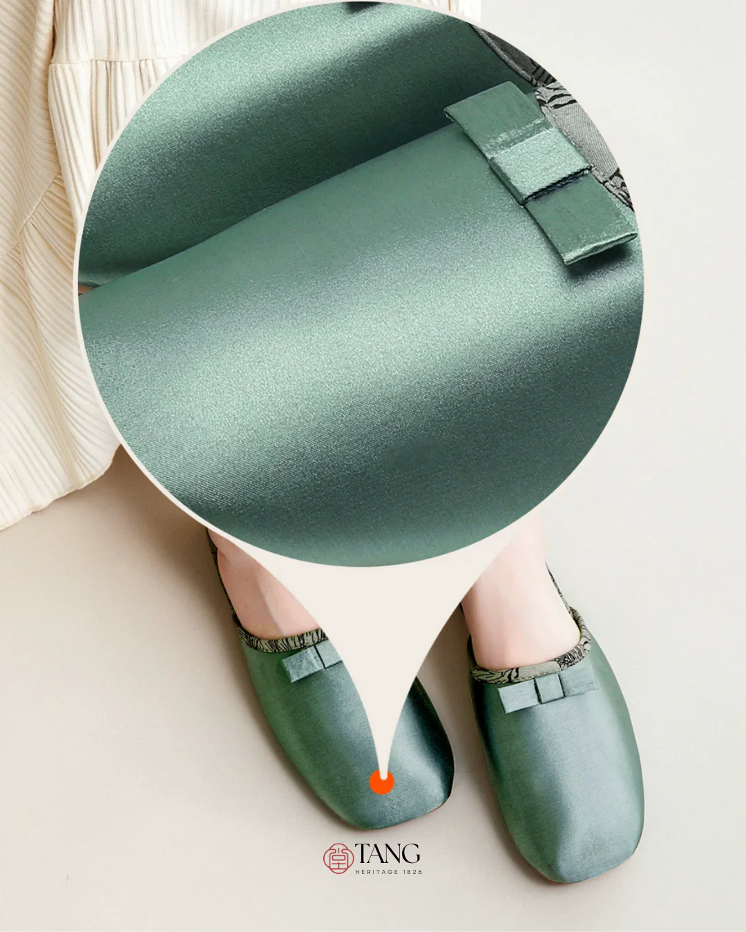 Peony Garden Satin Women Silk Indoor Slippers - Image 9