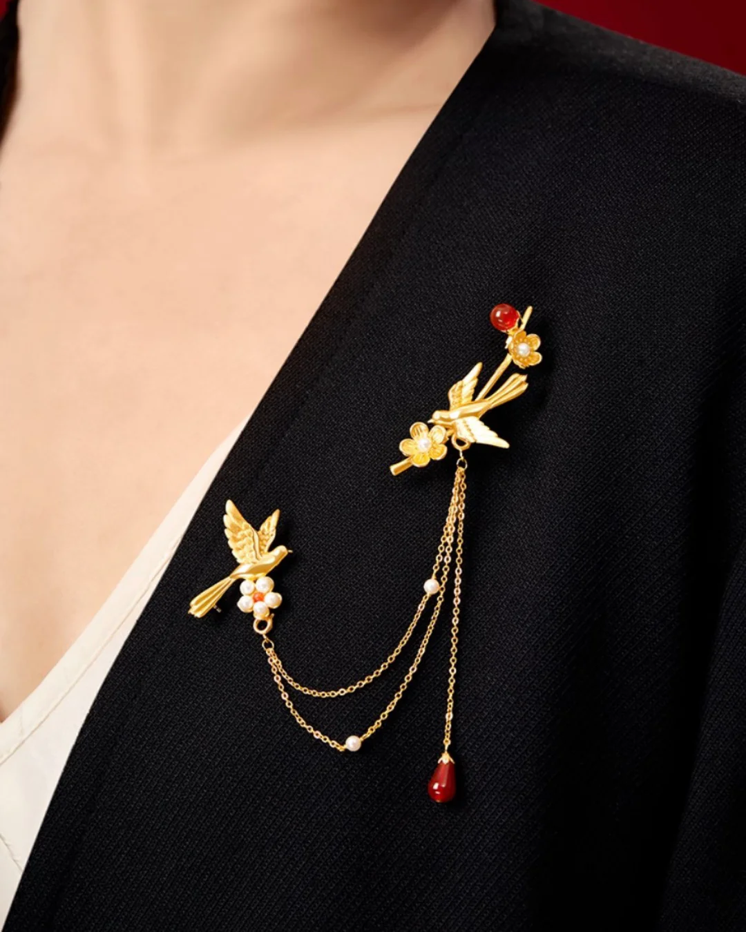 Plumrise Brooch - Image 6