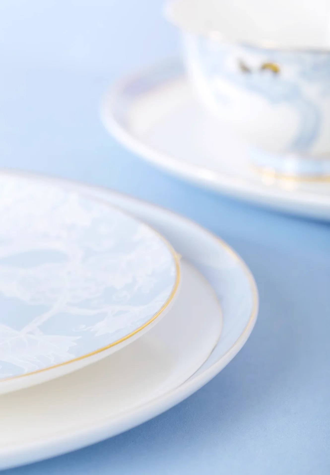 Qing Hua Pine and Grape Dinnerware Gift Set - Image 9