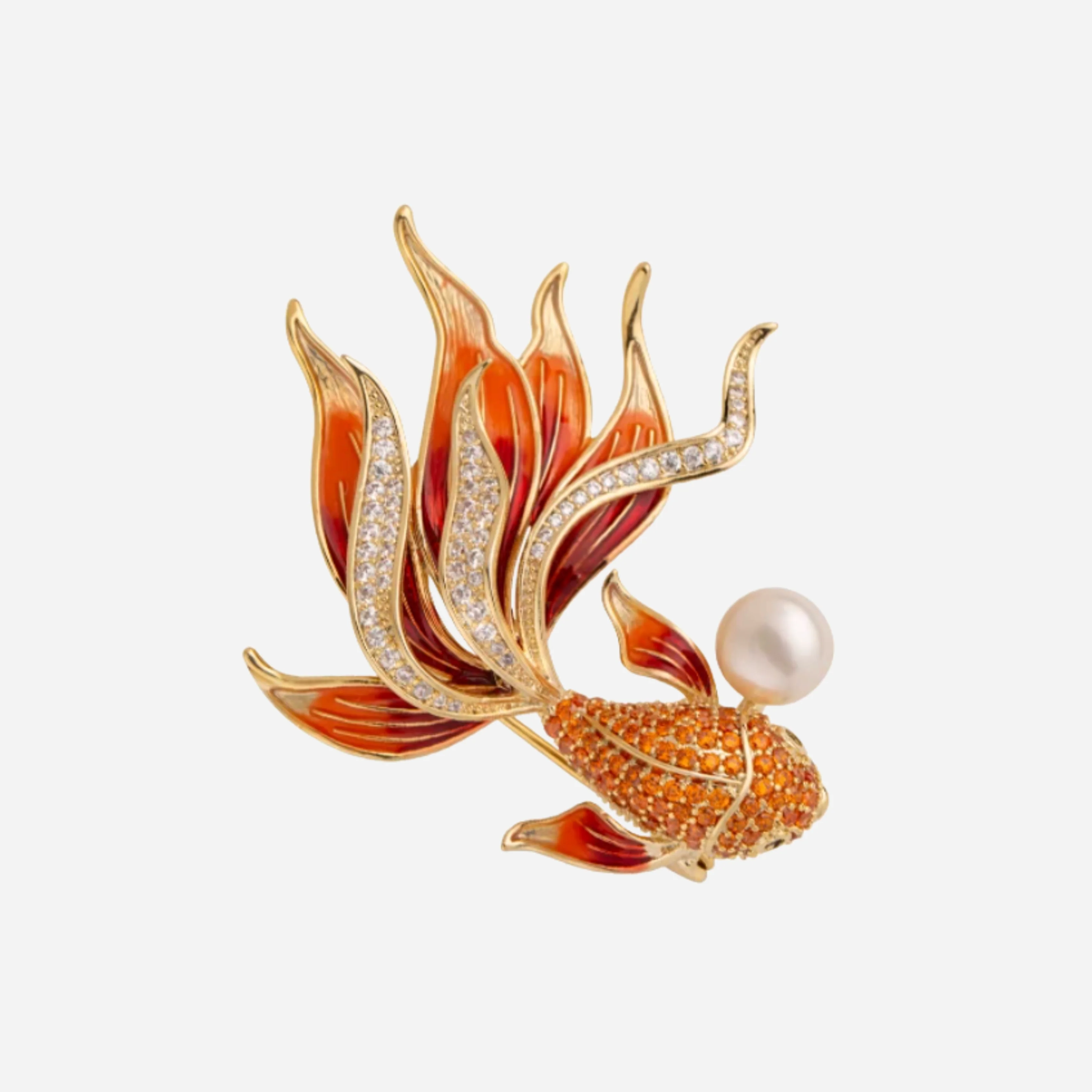 Rising Koi Brooch - Image 11