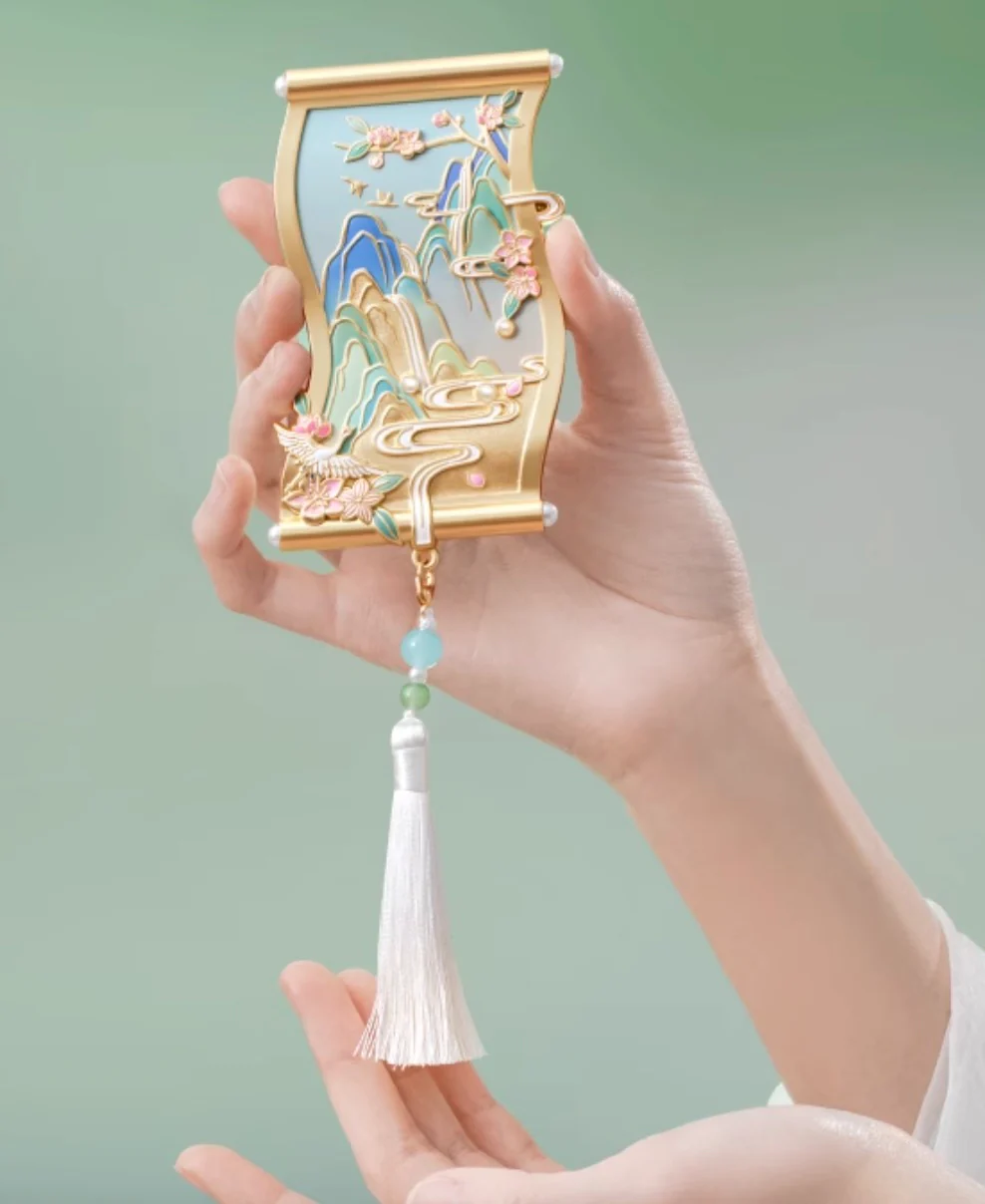 Riverscape Serenity Scroll Mirror Gift Set - Image 3