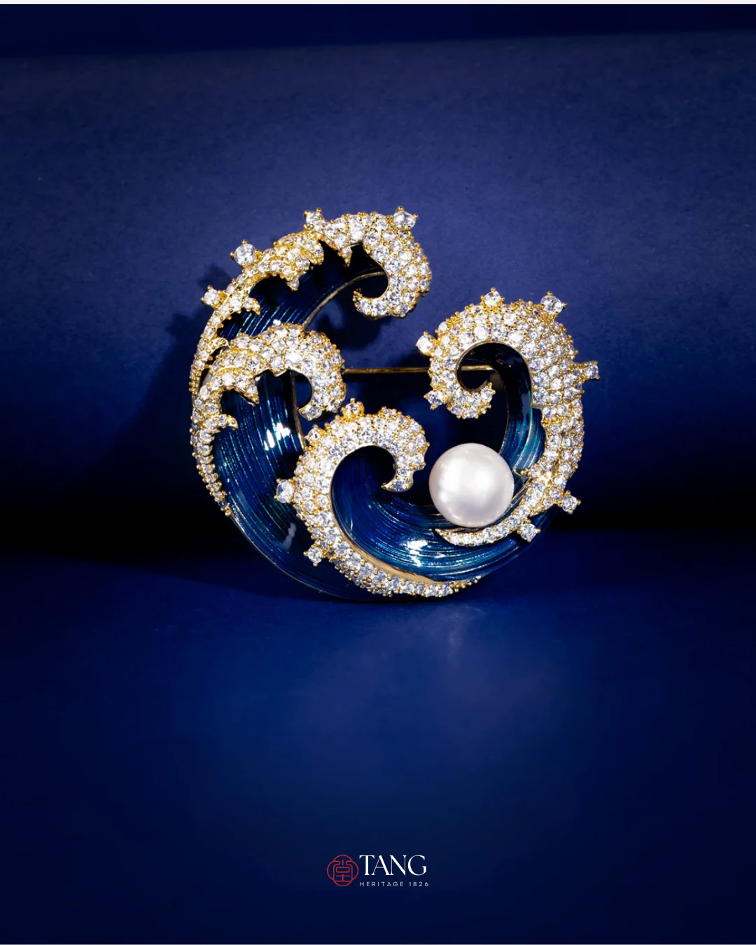 Sovereign Wave Brooch - Image 4