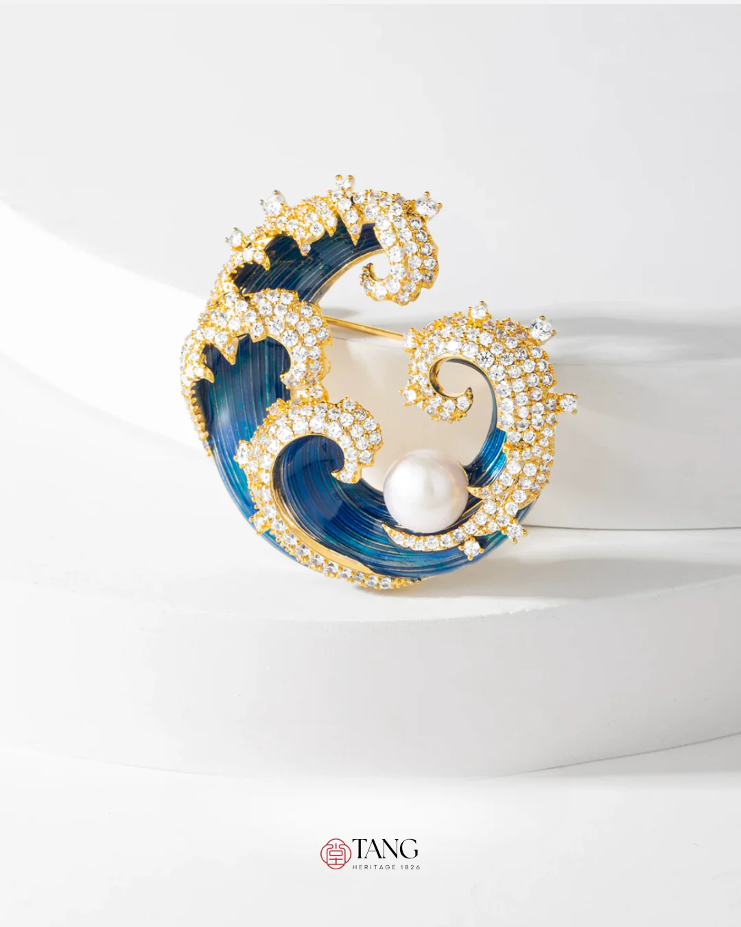 Sovereign Wave Brooch - Image 8
