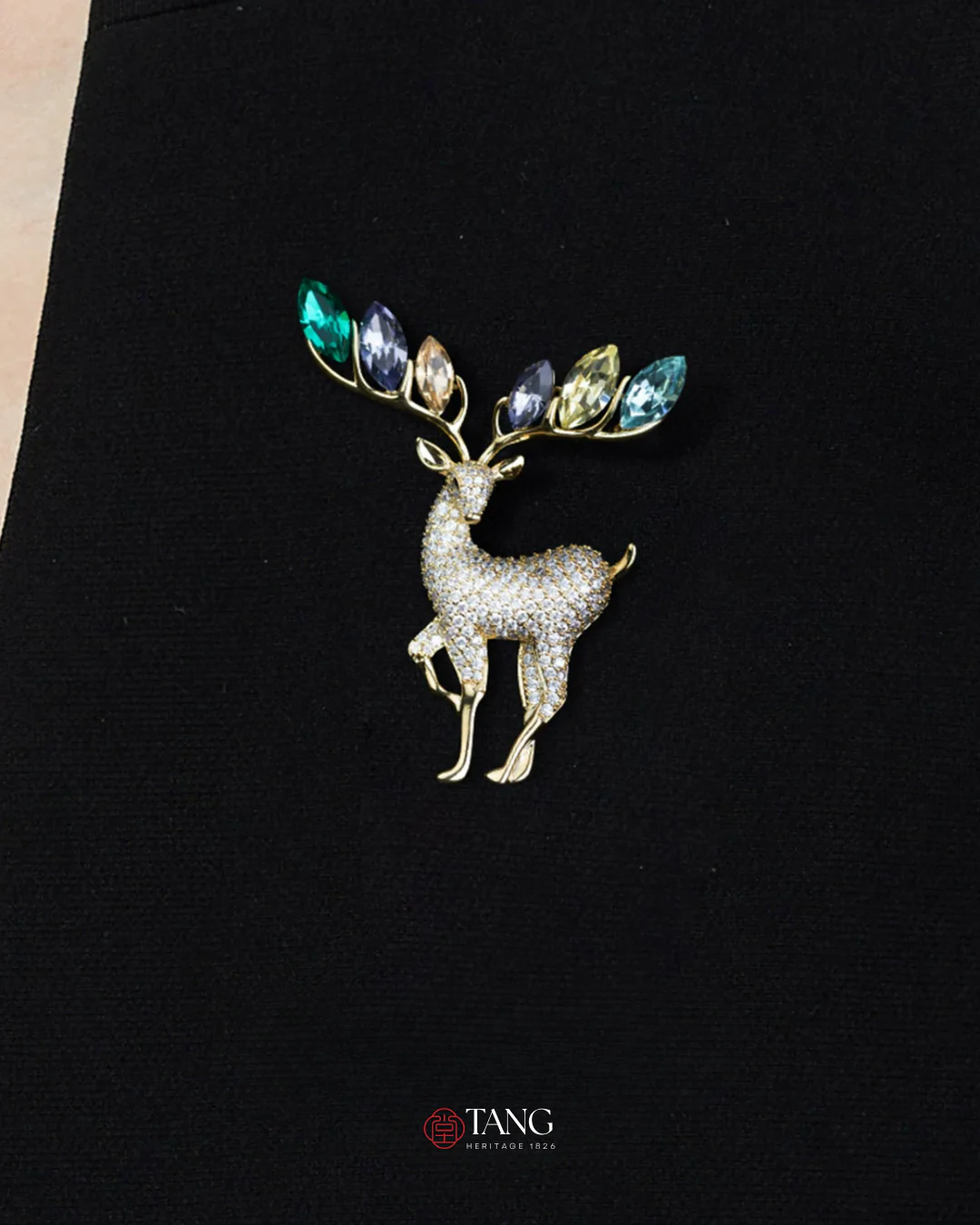 Starlit Deer Brooch - Image 5