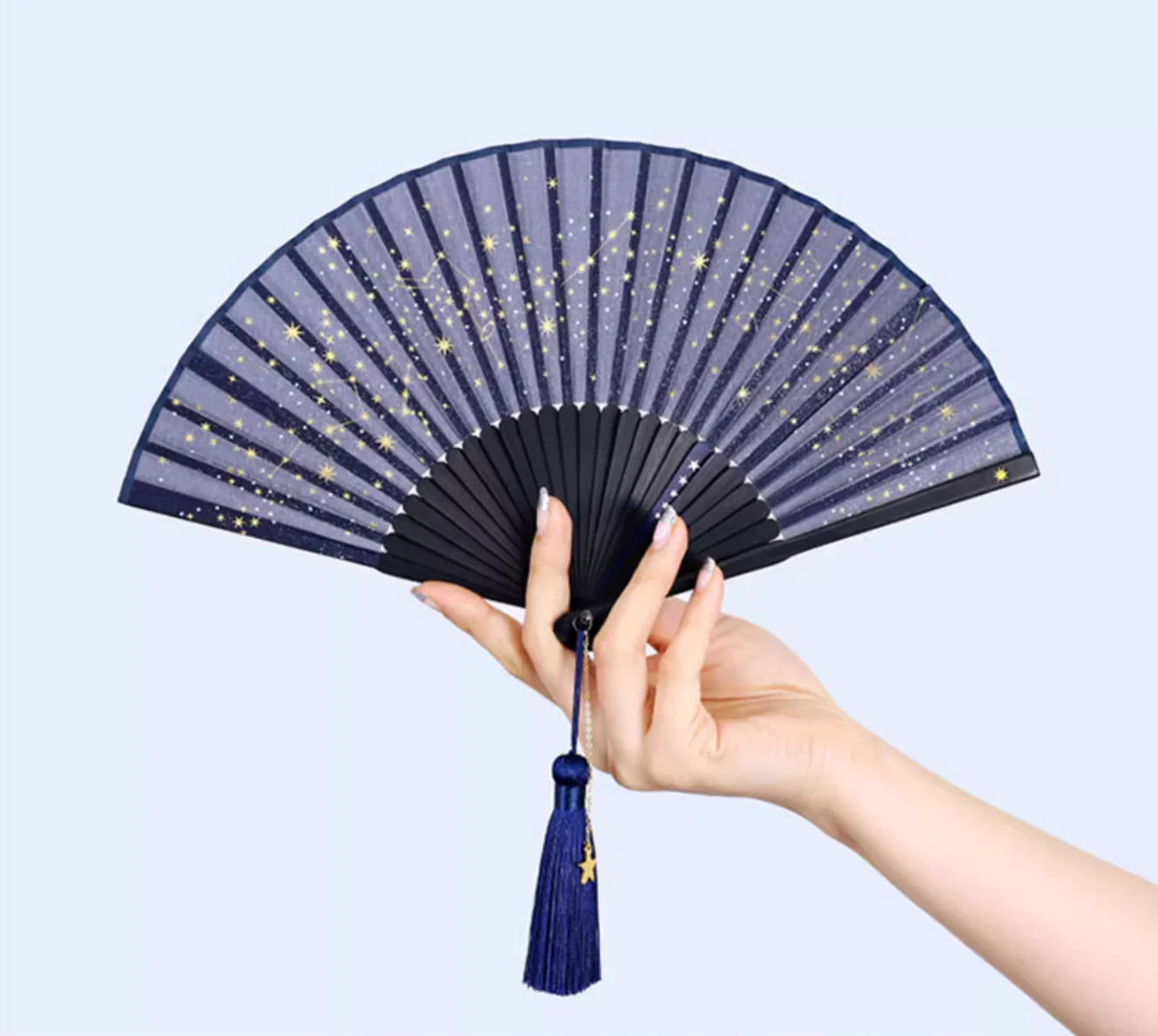 Starry Sky Celestial Folding Fan Gift Set - Image 4