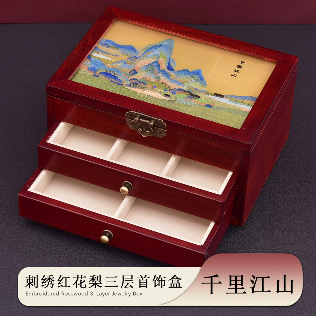 Su Embroidery Jewellery Box Ornament - Image 13