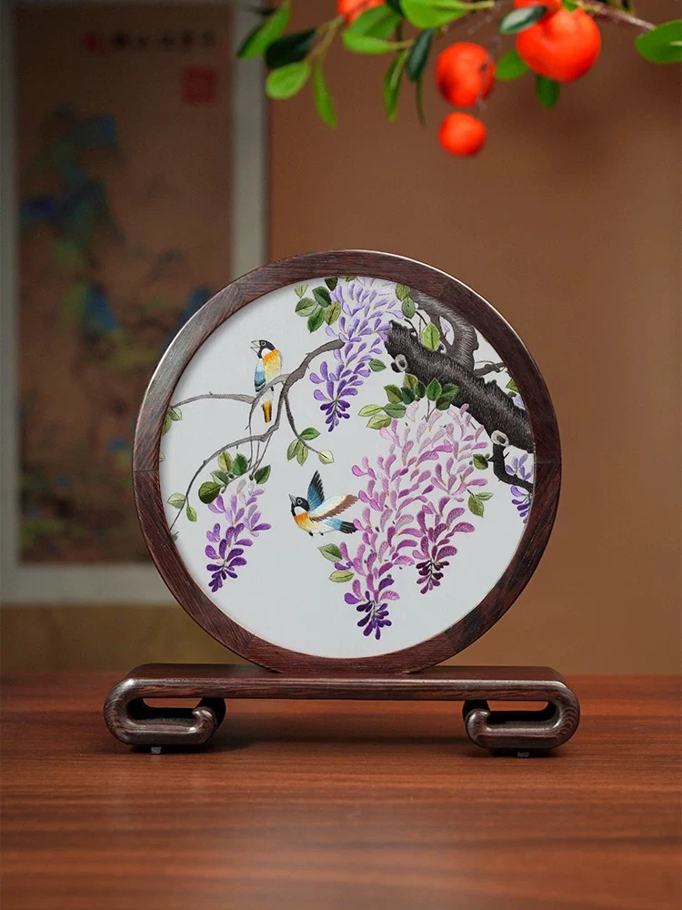Su Embroidery Wood Ornament (One Design, Double-Sided) - Image 21