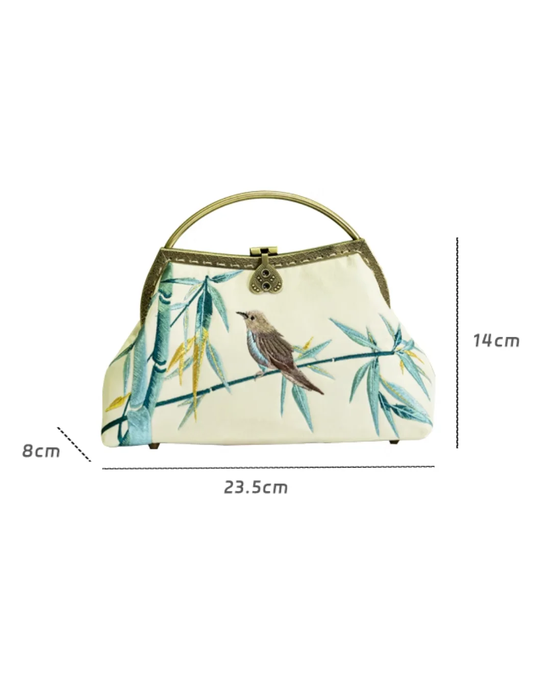 Tang Bloom Bamboo Clutch - Image 12