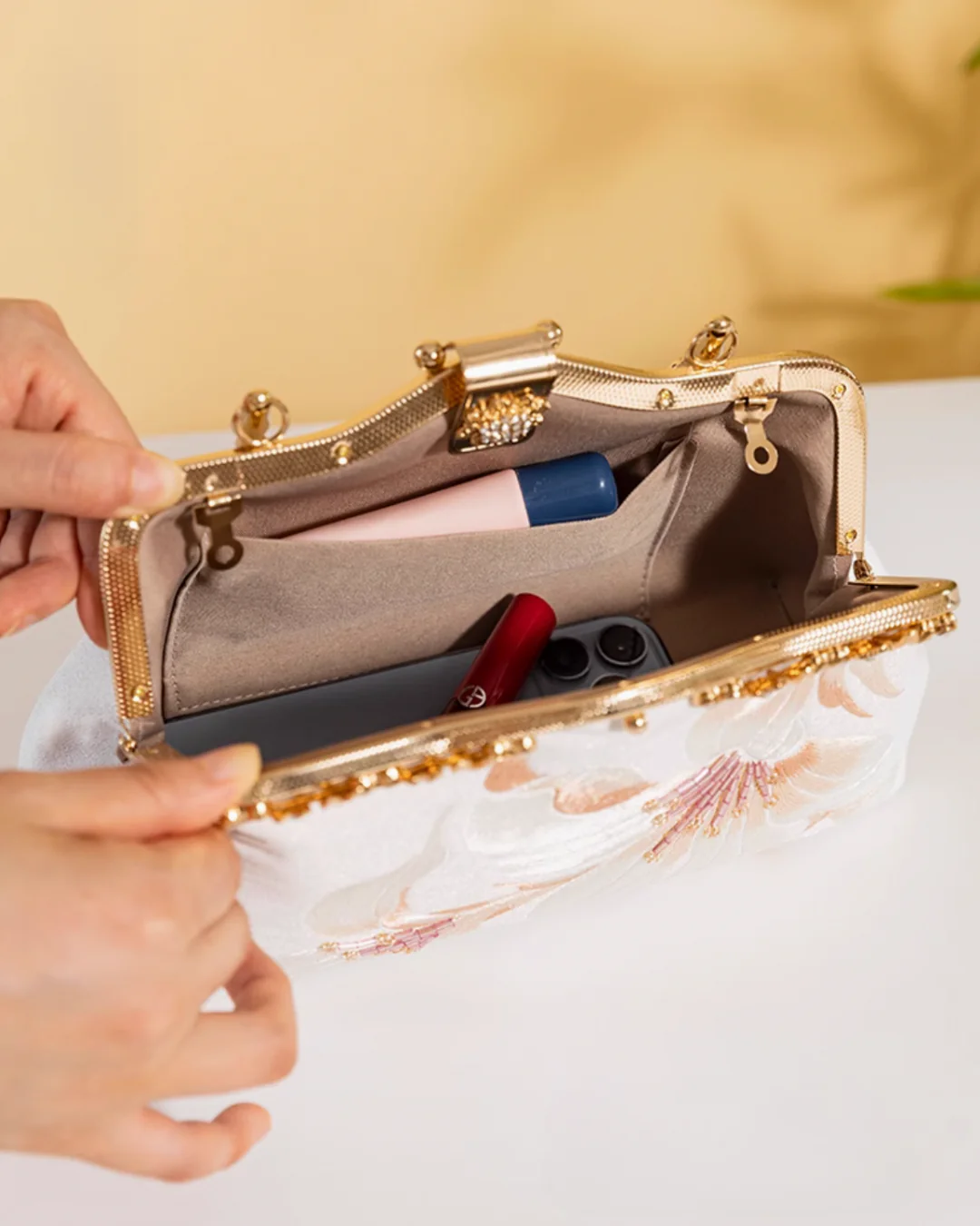 Tang Bloom Fuchsia Clutch - Image 11