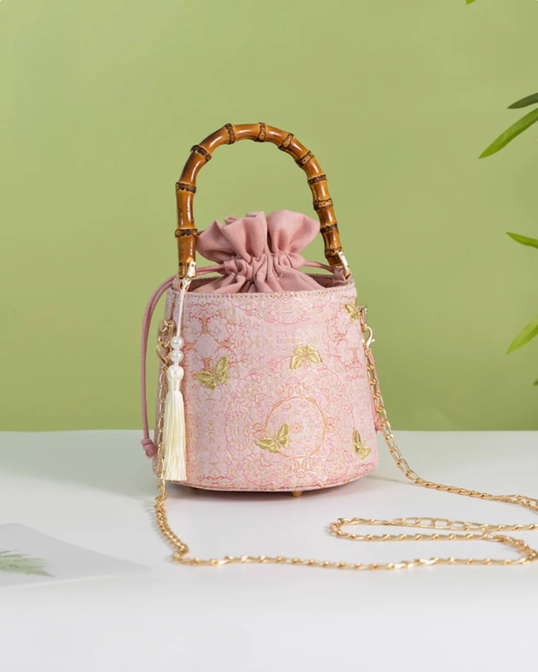 Tang Bloom Garden Bucket Bag - Image 4