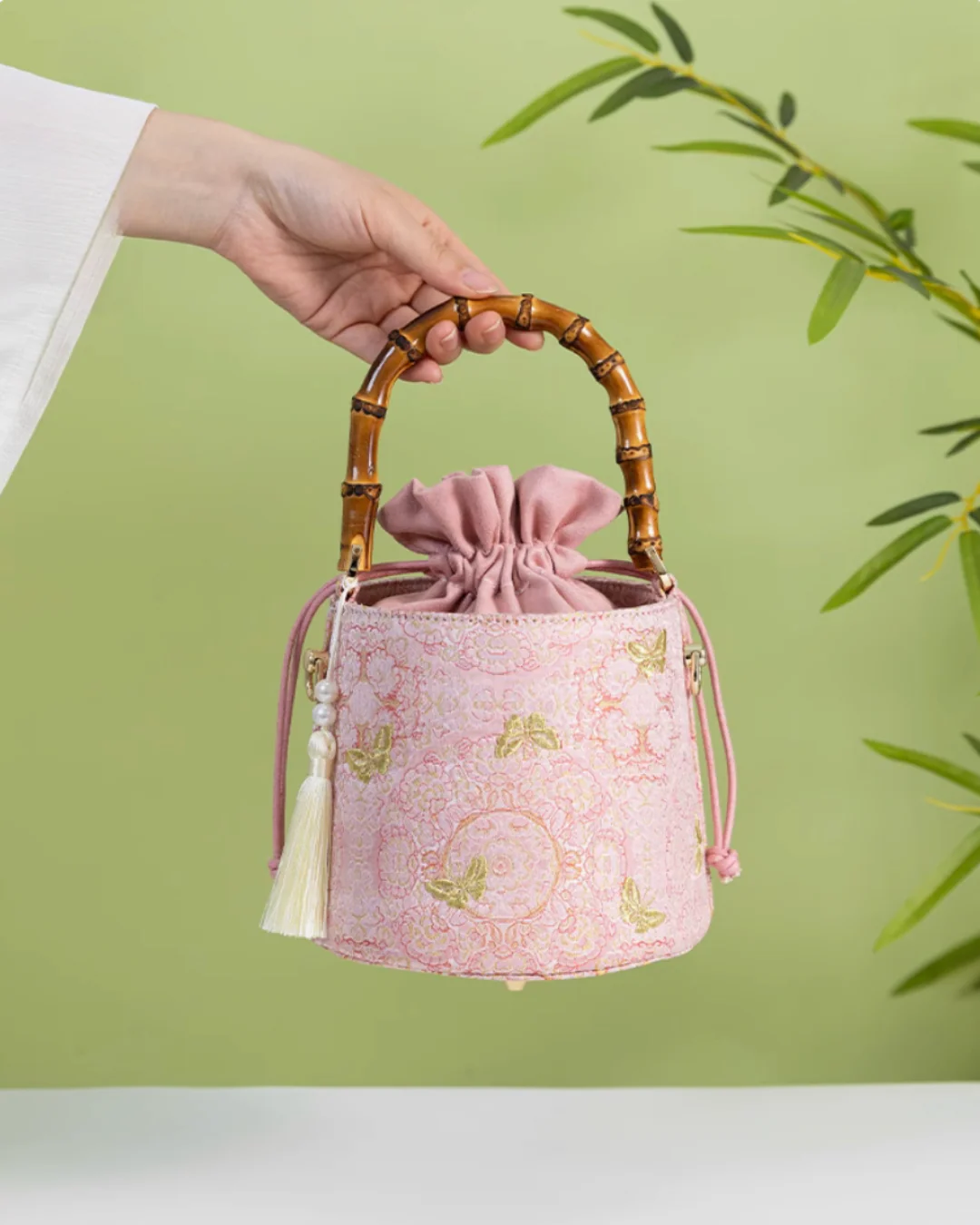 Tang Bloom Garden Bucket Bag - Image 5
