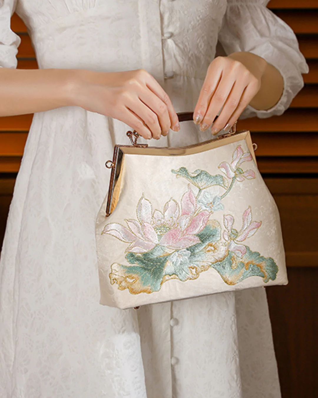 Tang Bloom Lotus Clutch - Image 2