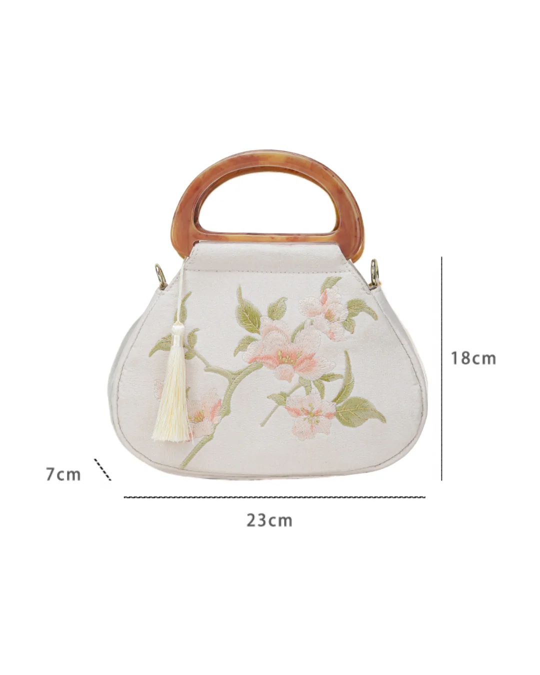 Tang Bloom Magnolia Top-Handle Bag - Image 10