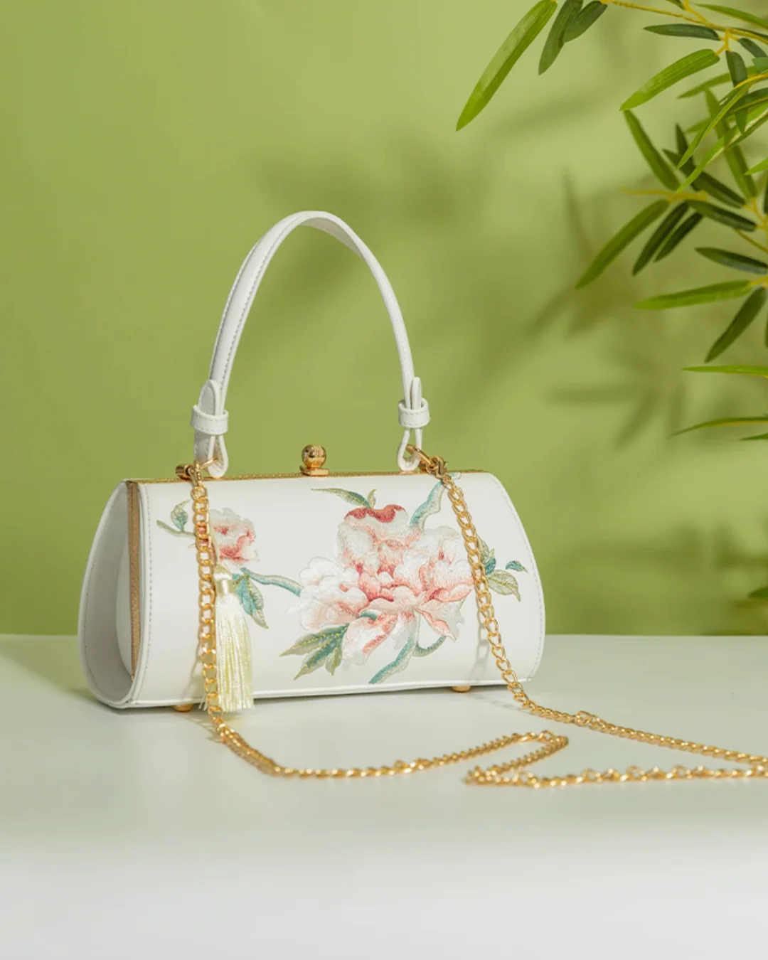 Tang Bloom Peony Clutch - Image 9