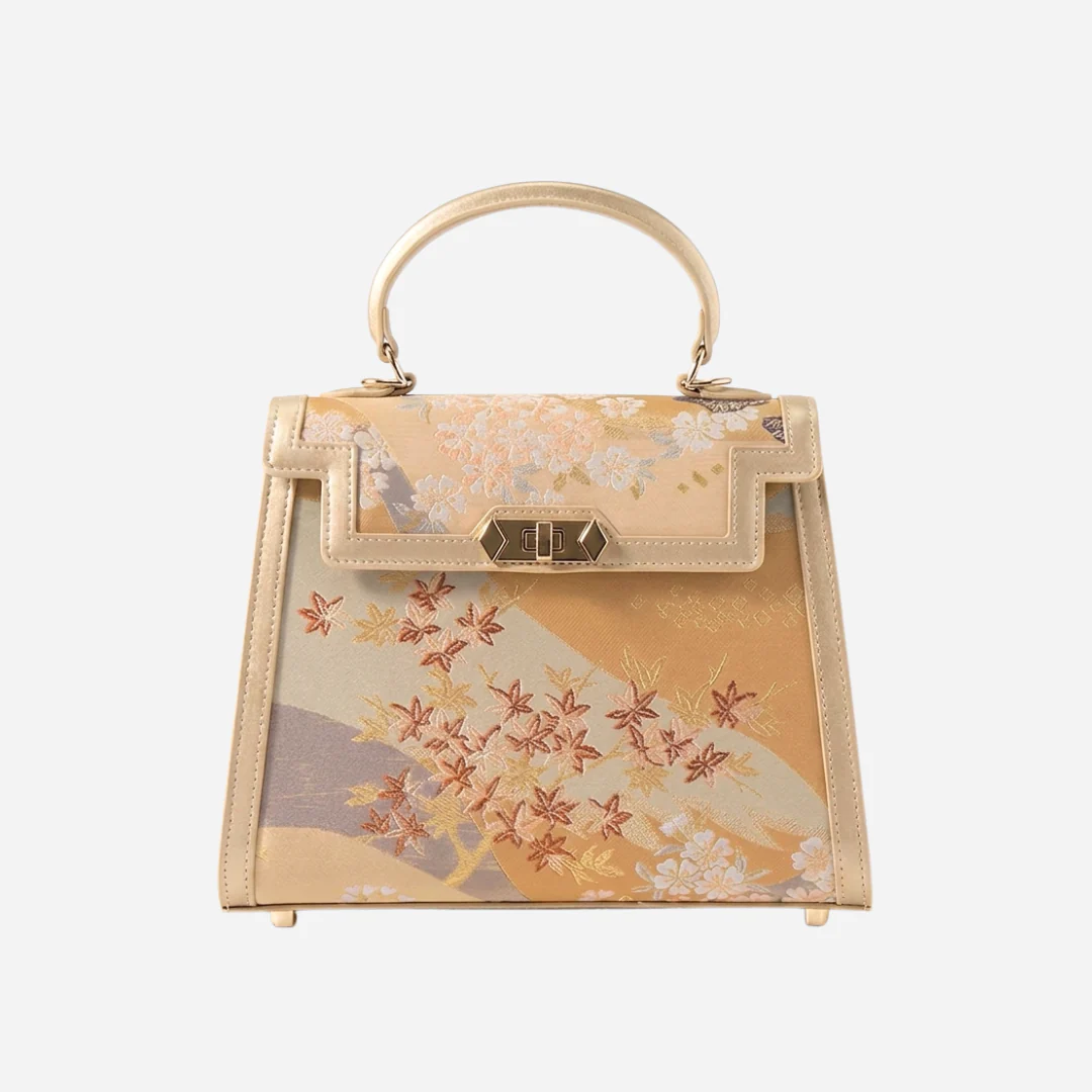 Tang Gold 24 Eternal Seasons Brocade Tote