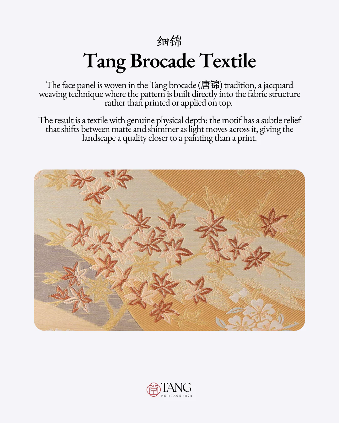 Tang Gold 24 Eternal Seasons Brocade Tote - Image 6