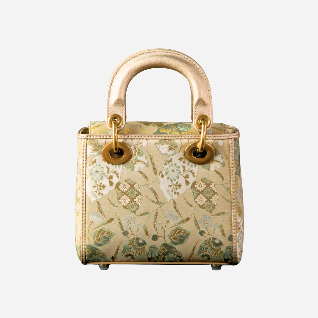 Tang Gold 17 Gilded Vines Song Brocade Bag