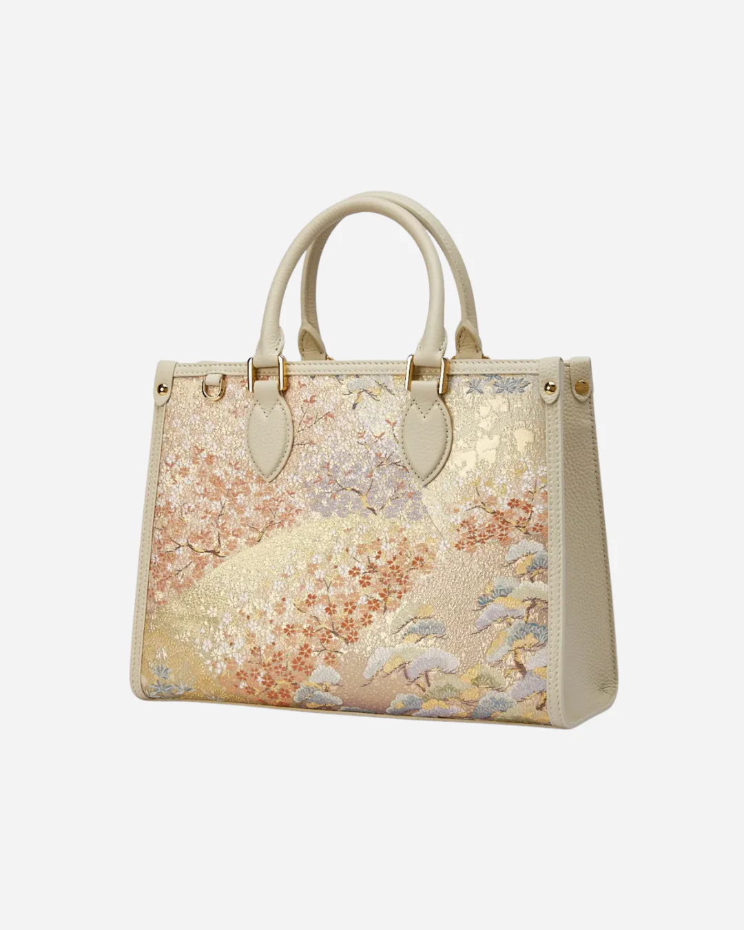 Tang Gold 28 Landscape Nishijin Brocade Tote (Special Invitation Only) - Image 12