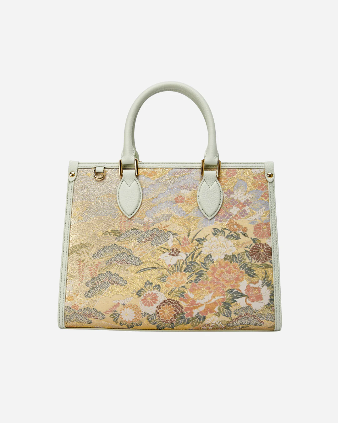 Tang Gold 28 Landscape Nishijin Brocade Tote (Special Invitation Only) - Image 3