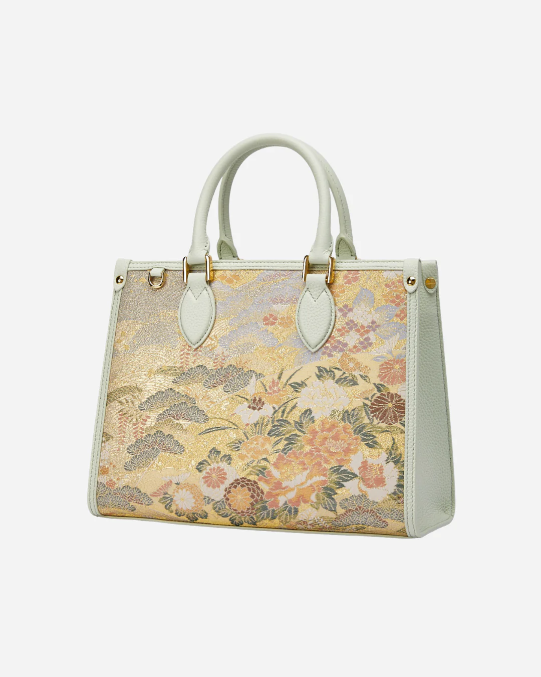 Tang Gold 28 Landscape Nishijin Brocade Tote (Special Invitation Only) - Image 4