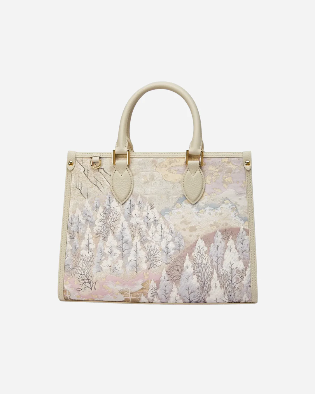 Tang Gold 28 Landscape Nishijin Brocade Tote (Special Invitation Only) - Image 7