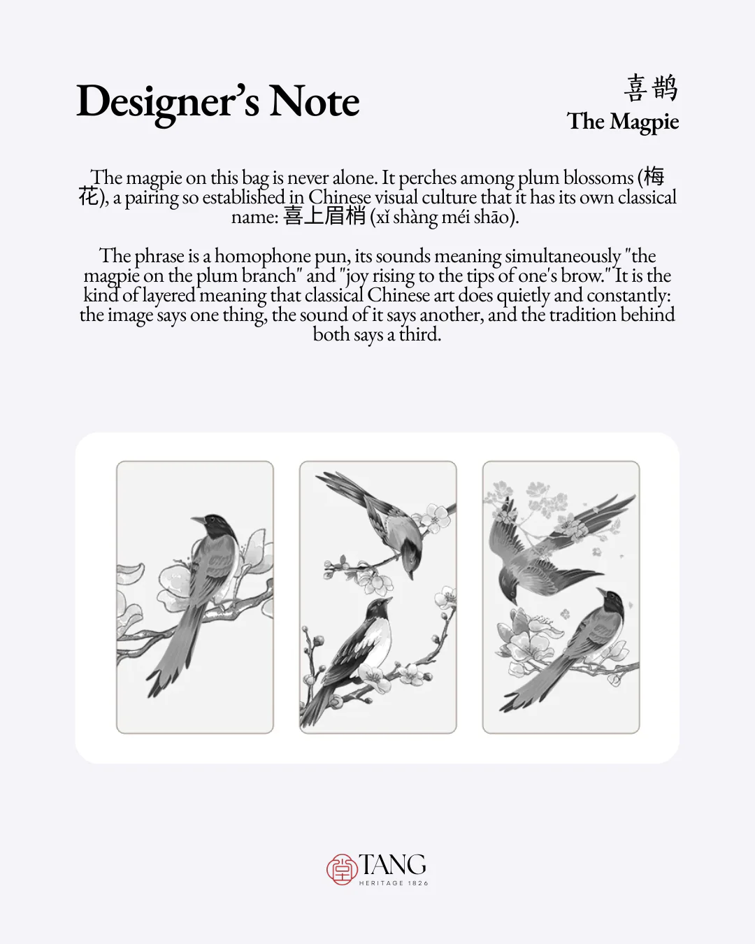 Tang Imperial 21 Ink Magpie Tote - Image 6