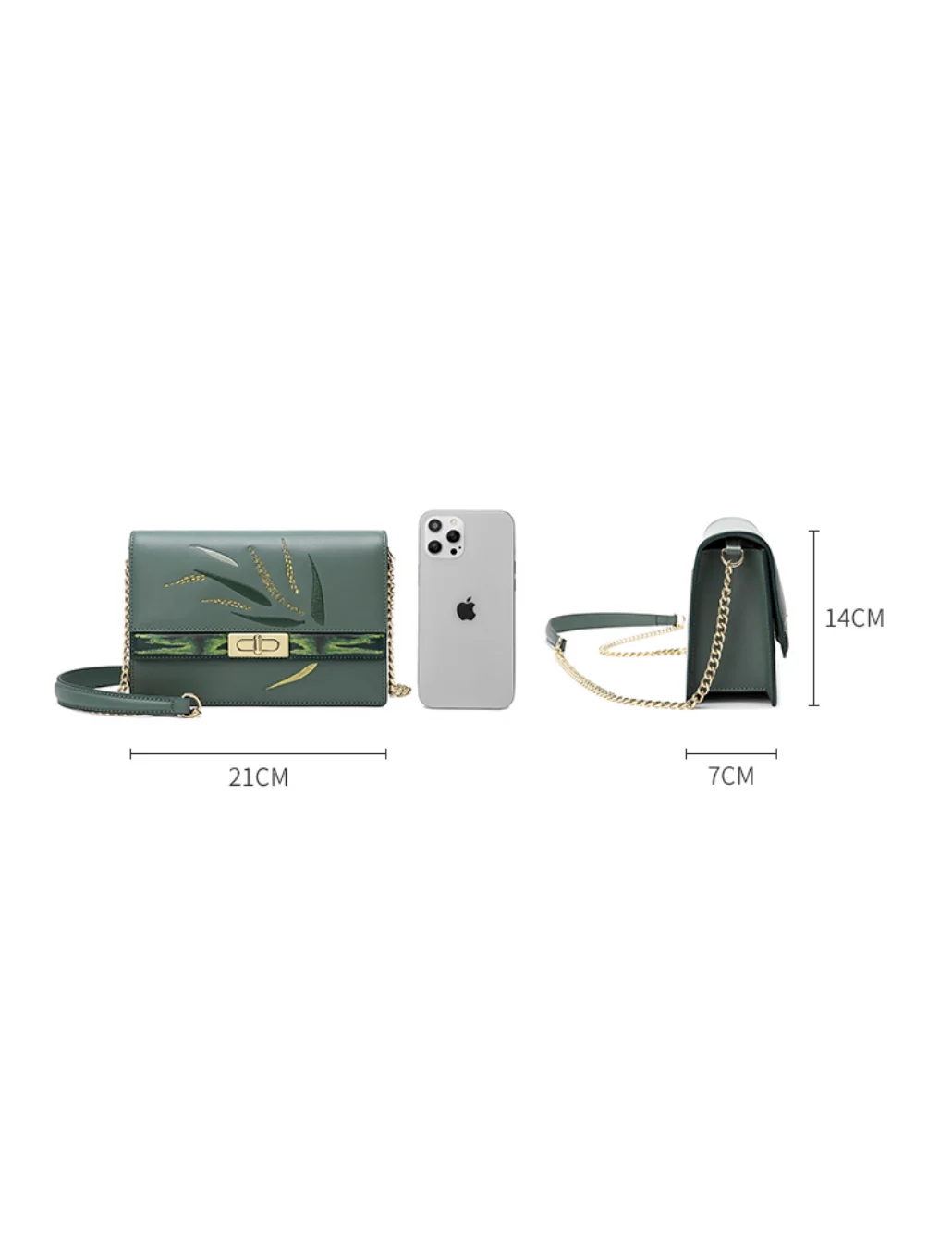 Tang Imperial 23 Embroidered Bamboo Sonata Clutch - Image 12