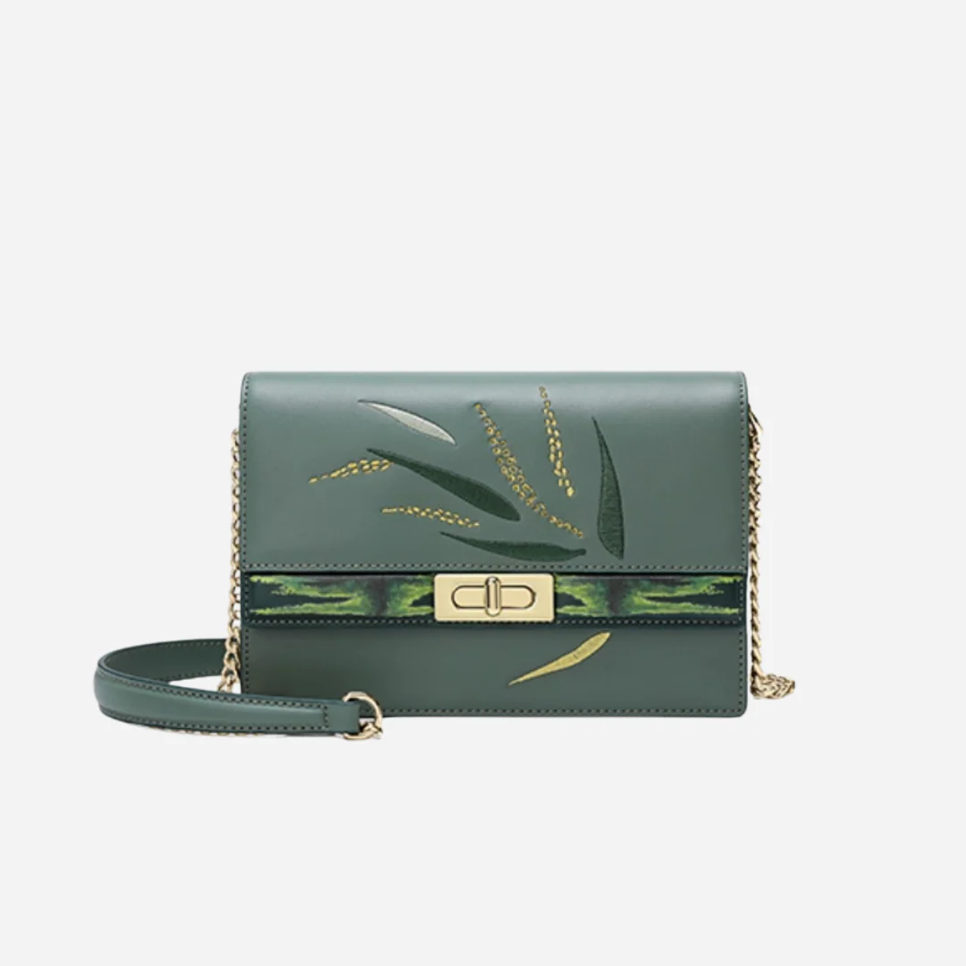 Tang Imperial 23 Embroidered Bamboo Sonata Clutch - Image 15