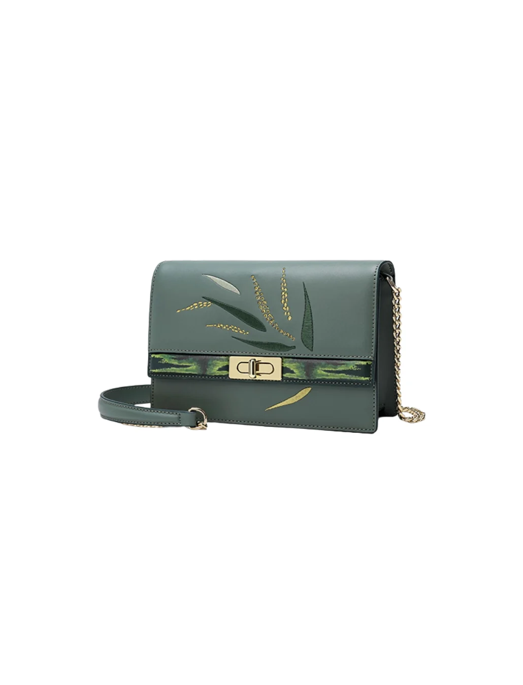 Tang Imperial 23 Embroidered Bamboo Sonata Clutch - Image 7