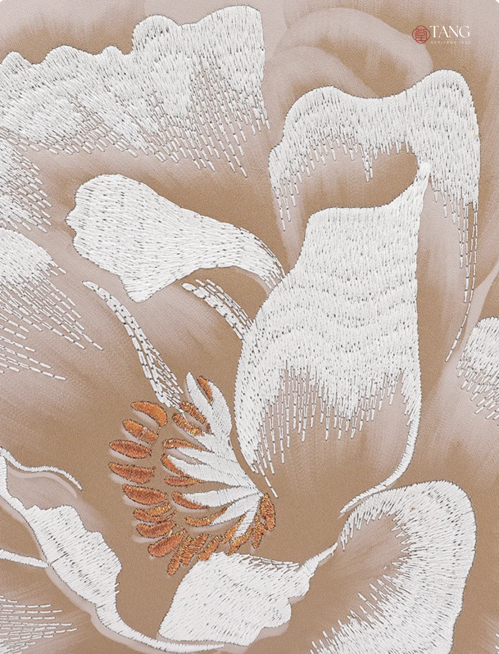 Tang Imperial 23 Embroidered Peony Bloom Shoulder Bag - Image 4
