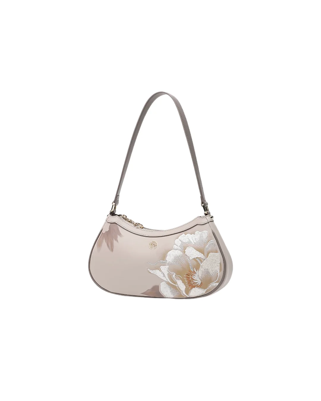 Tang Imperial 23 Embroidered Peony Bloom Shoulder Bag - Image 7