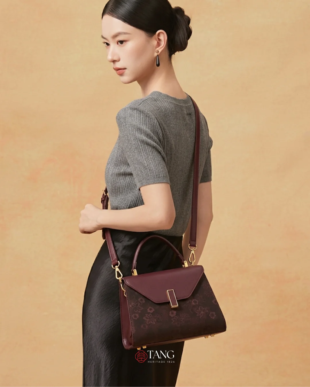 Tang Imperial 25 Cloud Silk Peony Clutch - Image 13