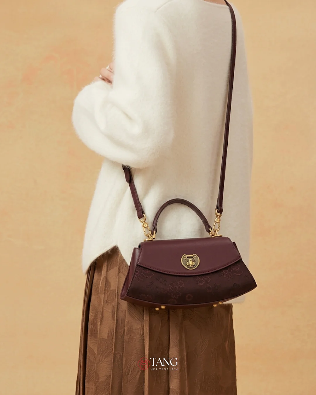 Tang Imperial 25 Cloud Silk Peony Clutch - Image 4