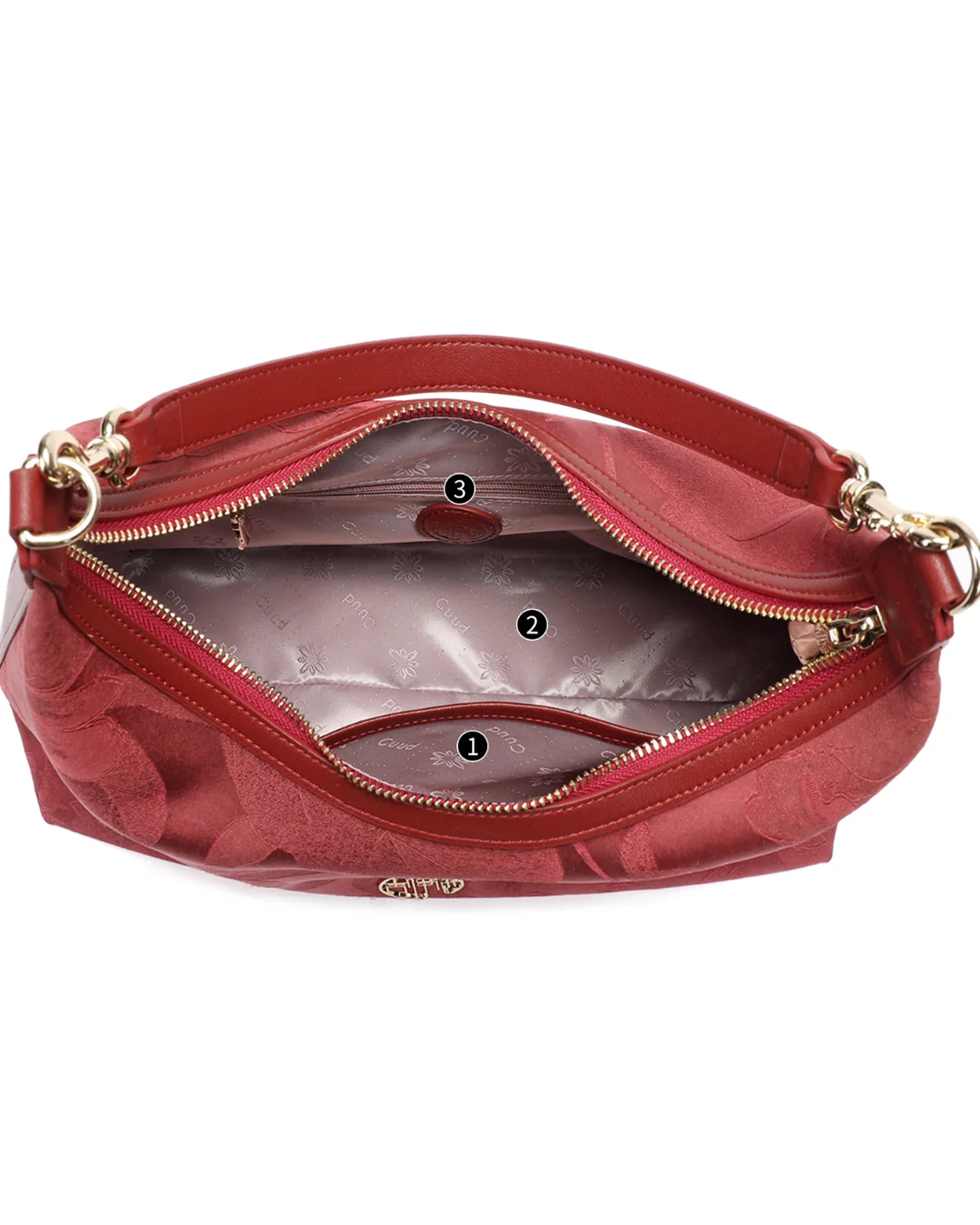 Tang Imperial 25 Cloud Silk Peony Hobo Bag - Image 11