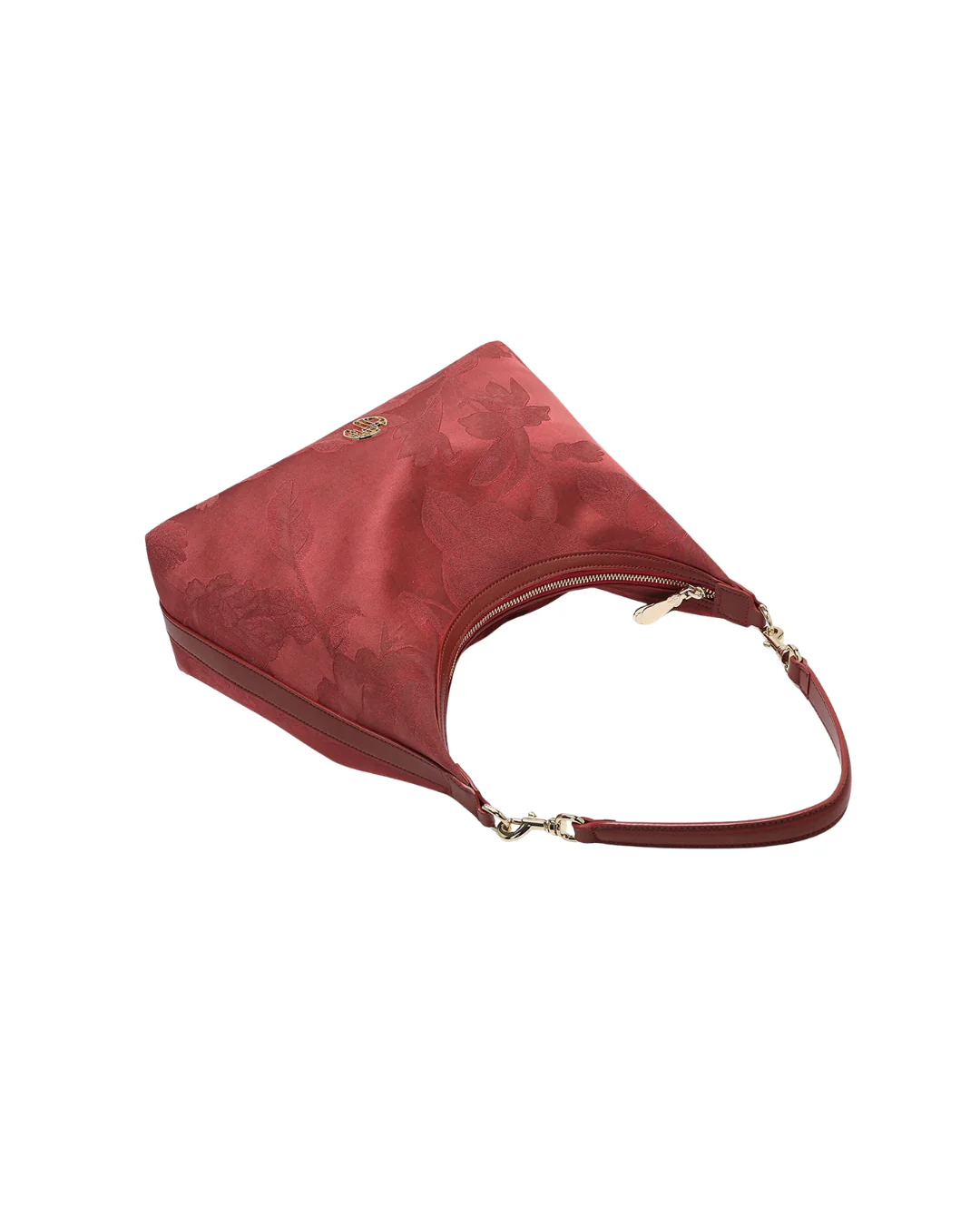 Tang Imperial 25 Cloud Silk Peony Hobo Bag - Image 8