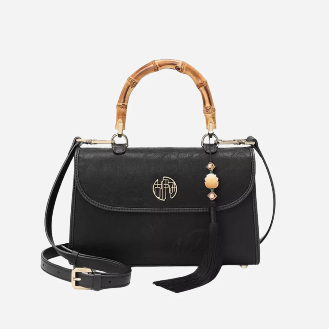 Tang Imperial 25 Cloud Silk Peony Tote Clutch - Image 14