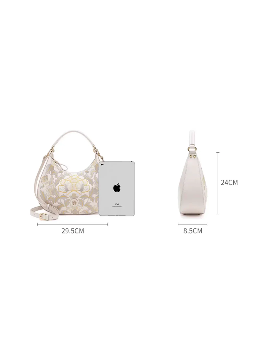 Tang Imperial 25 Embroidered Blossoms Clutch - Image 13