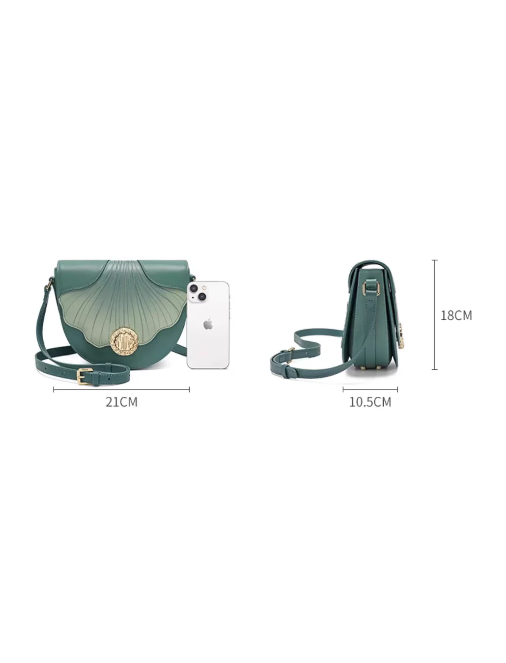 Tang Imperial 25 Embroidered Ginkgo Waltz Saddle Bag - Image 13